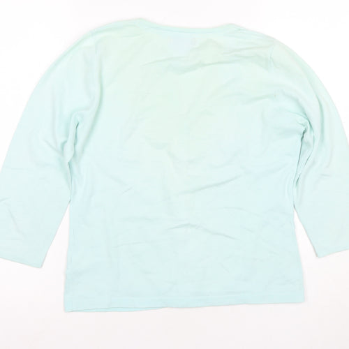 Morgan Women's Green Cardigan Size 8 V-Neck