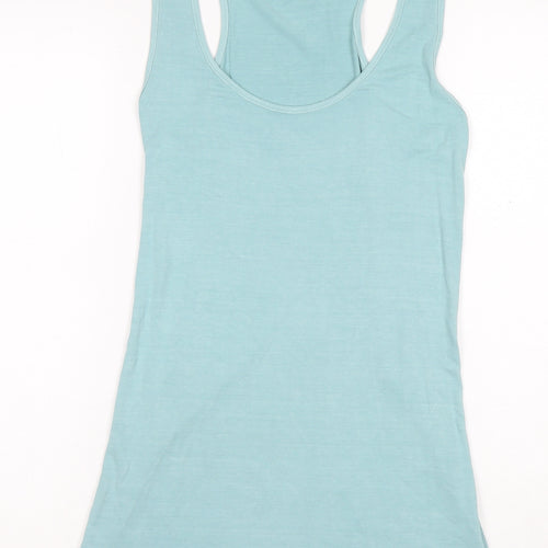 Post Card Women's Blue Tank Top, Sleeveless, Size 1