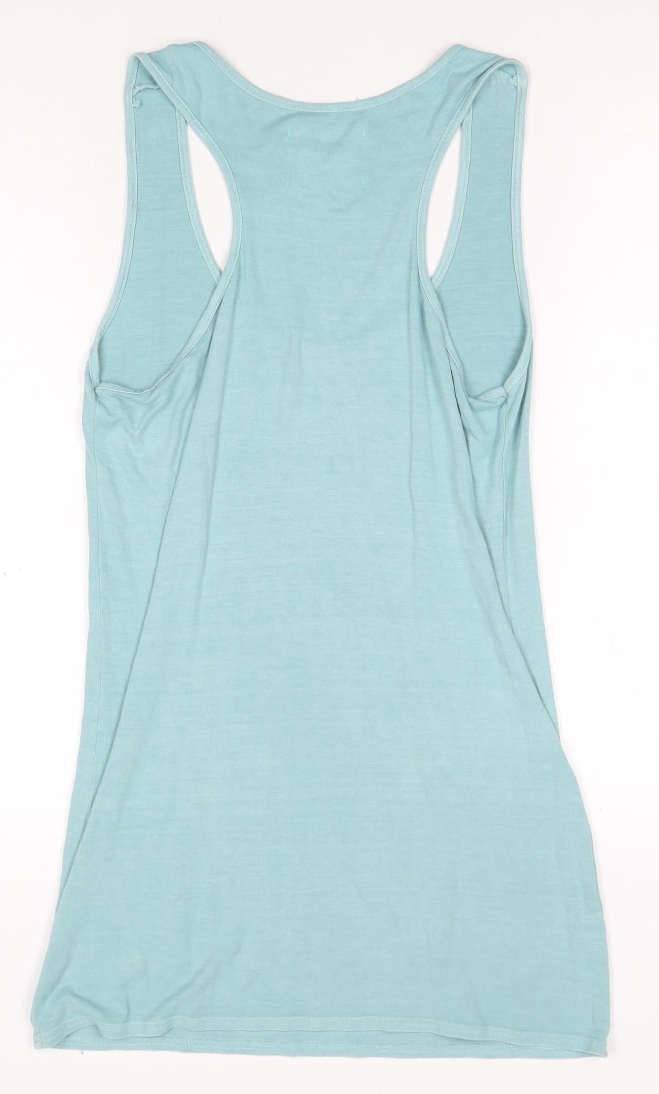 Post Card Women's Blue Tank Top, Sleeveless, Size 1