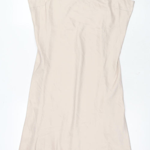 Cath Kidston Women's Beige Slip Dress Size 12