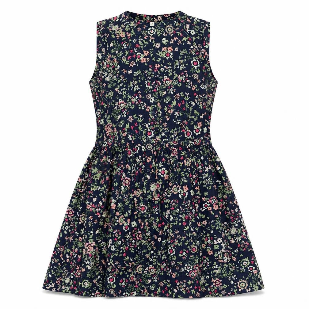 Front view of Gap Women's Multicoloured A-Line Floral Dress M