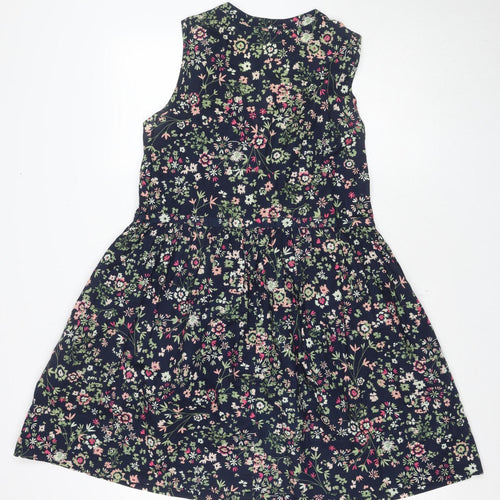 Gap Women's Multicoloured A-Line Floral Dress M