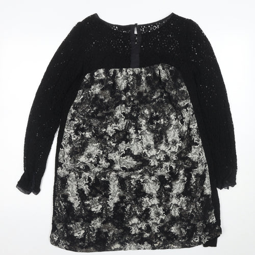 Mint Velvet Women's Black Shift Dress Size 12