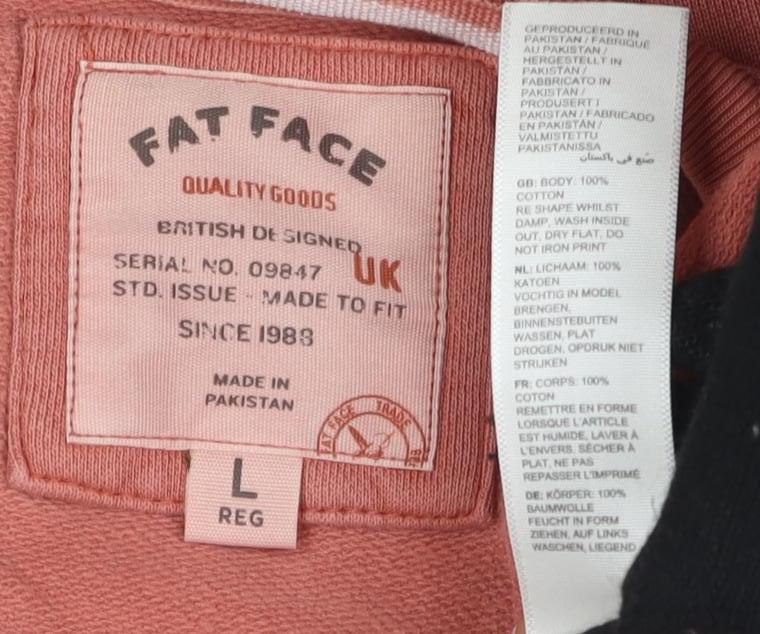 Fat Face Men's Red Crew Neck Large Sweatshirt