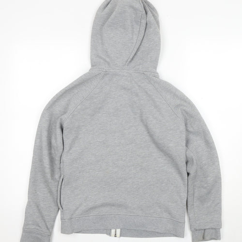 Jack Wills Women’s Grey Full Zip Hoodie Size 8