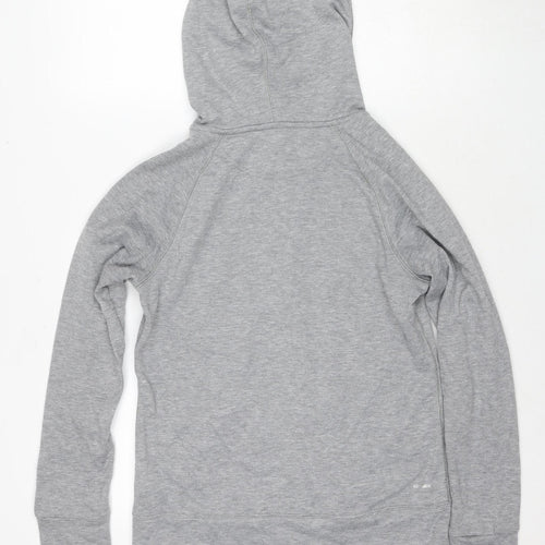 Adidas Women's Grey Full Zip Hoodie, Size S