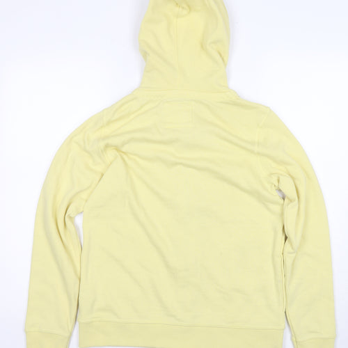 Fat Face Men's Yellow Full Zip Hoodie, Size S