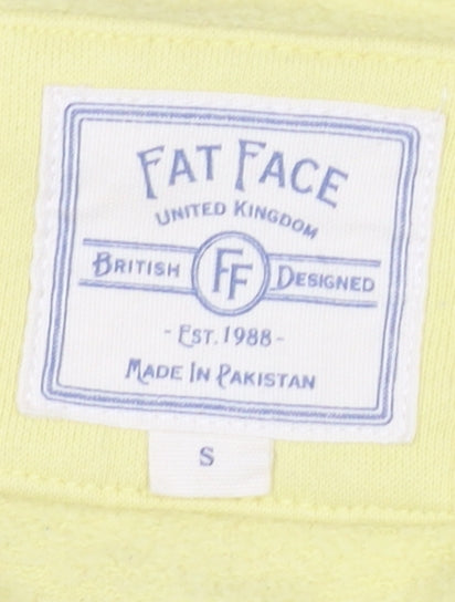 Fat Face Men's Yellow Full Zip Hoodie, Size S