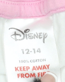 Disney Women's Pink T-Shirt Size 12, Daisy Duck Design