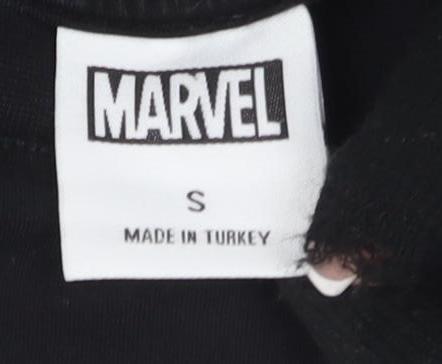 Marvel Boys Black Superhero Logo T-Shirt