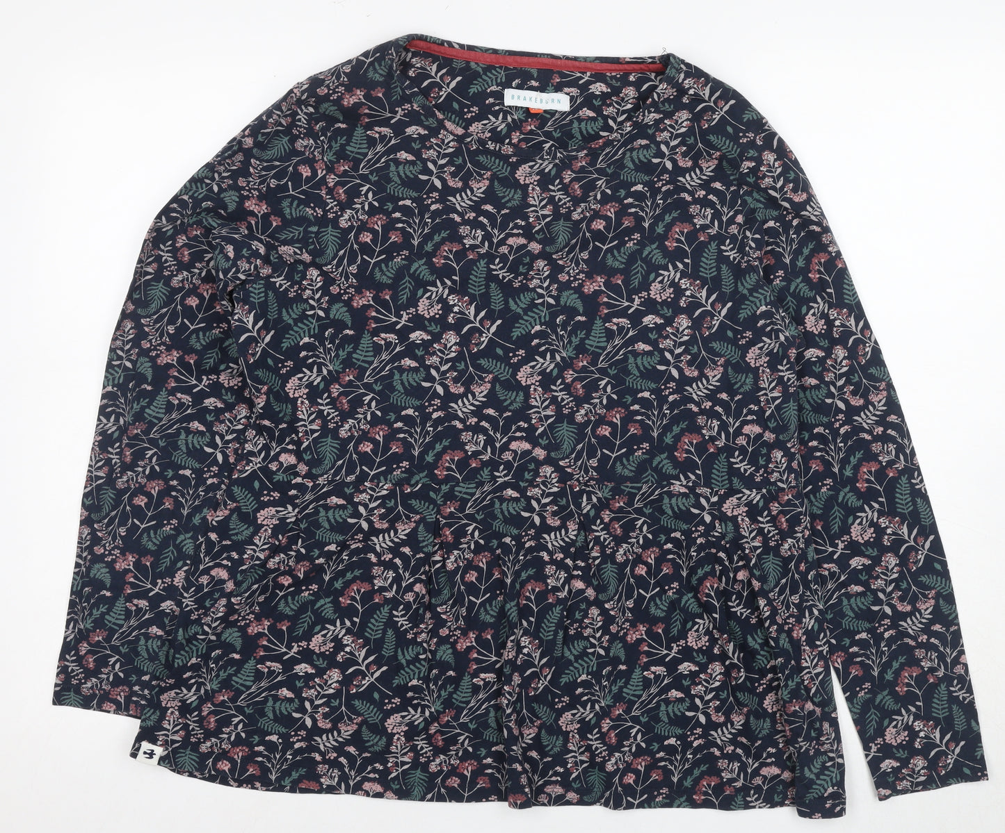 Brakeburn Women's Multicoloured Floral Tunic, Size 16