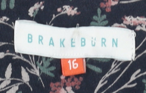 Brakeburn Women's Multicoloured Floral Tunic, Size 16