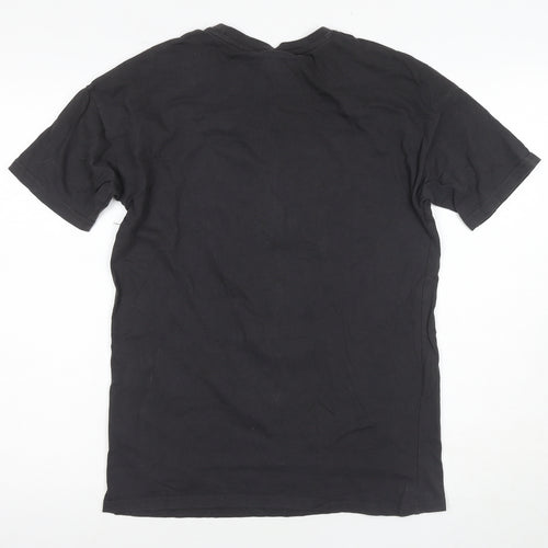 NBA Unisex Black Chicago Bulls T-Shirt 2XS, Sports Style