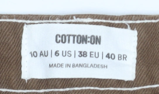 Cotton On Women's Brown Jeans Size 10