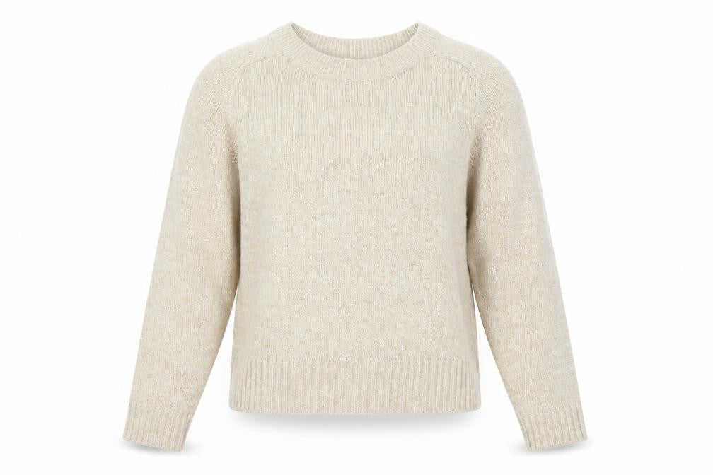Front view of H&M Women Beige jumper XS