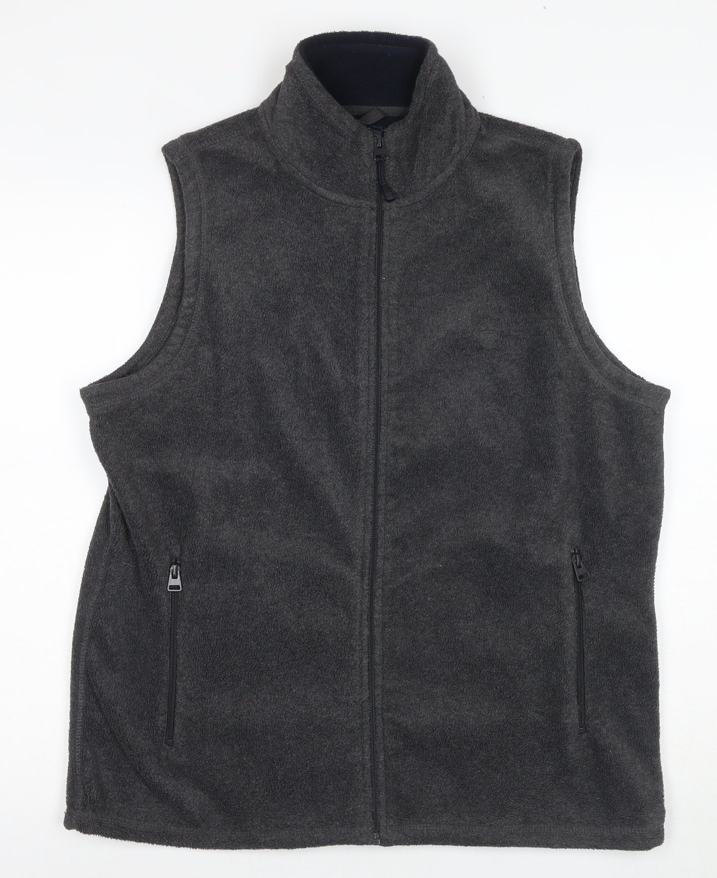 James Pringle Men's Black S Waistcoat with Zip Pockets