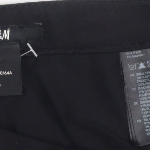 H&M Women's Black Slim Trousers Size 6