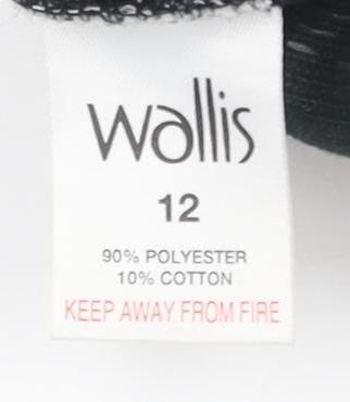 Wallis Women's Black Knit Jacket Size 12