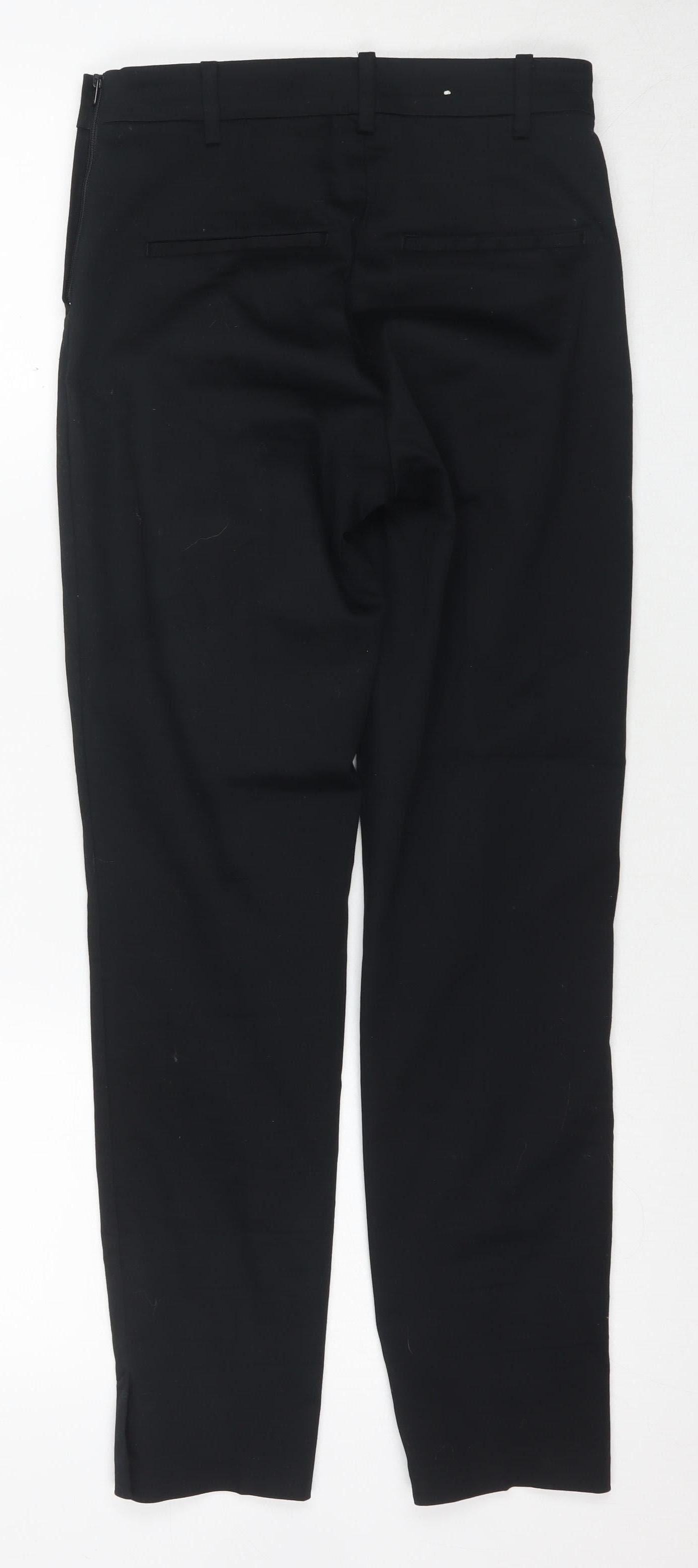 H&M Women's Black Slim Trousers, Size 6, Formal Wear