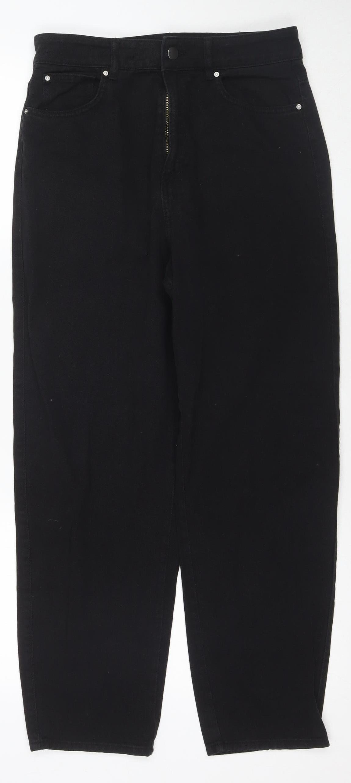 H&M Women's Black Straight Jeans Size 10