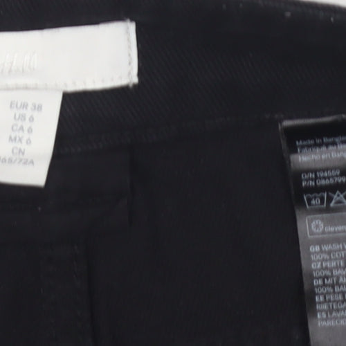 H&M Women's Black Straight Jeans Size 10