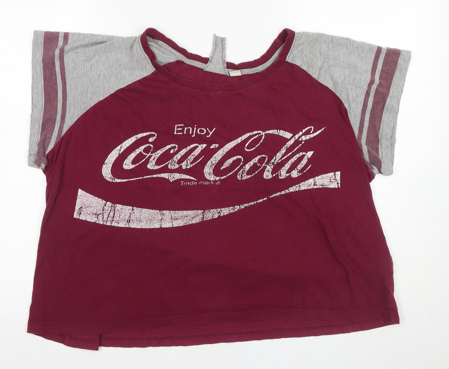 Coca-Cola Women’s Red Ringer T-Shirt Size 10