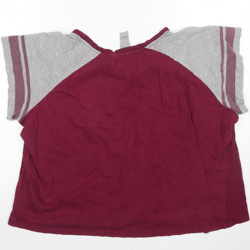 Coca-Cola Women’s Red Ringer T-Shirt Size 10