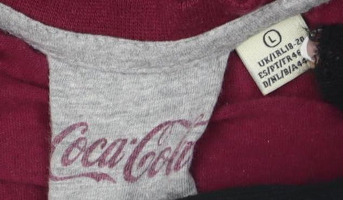 Coca-Cola Women’s Red Ringer T-Shirt Size 10