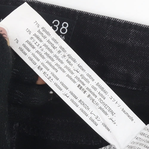 Stradivarius Women's Black Flared Jeans Size 10