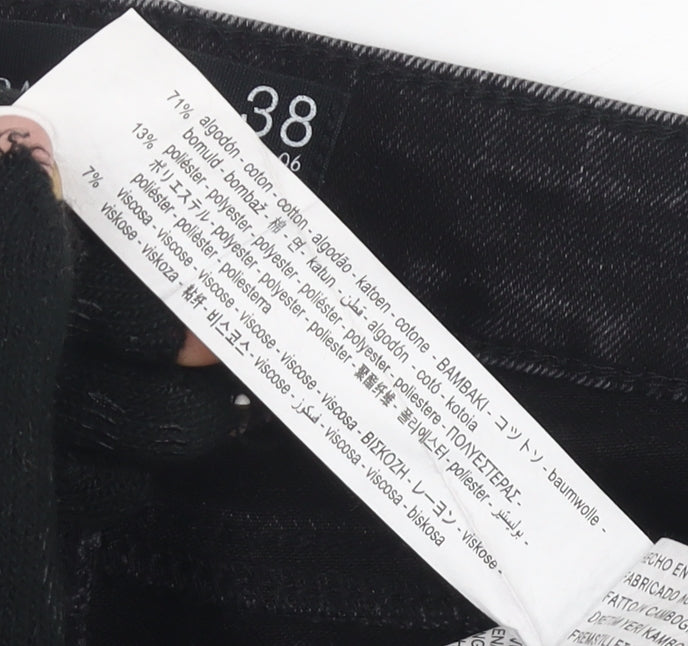 Stradivarius Women's Black Flared Jeans Size 10