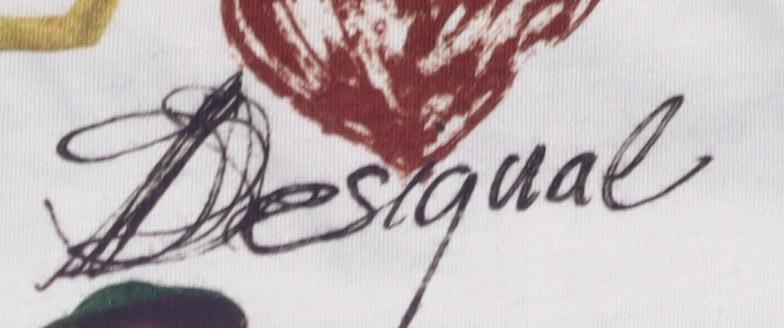 Desigual Women's Multicoloured Long Sleeve T-Shirt L