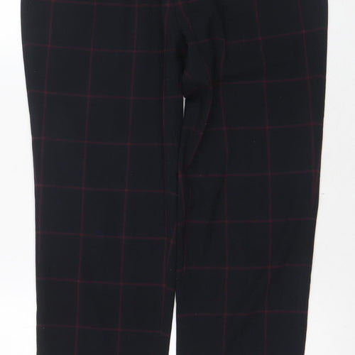 ASOS Men's Black Check Tapered Trousers Size 32