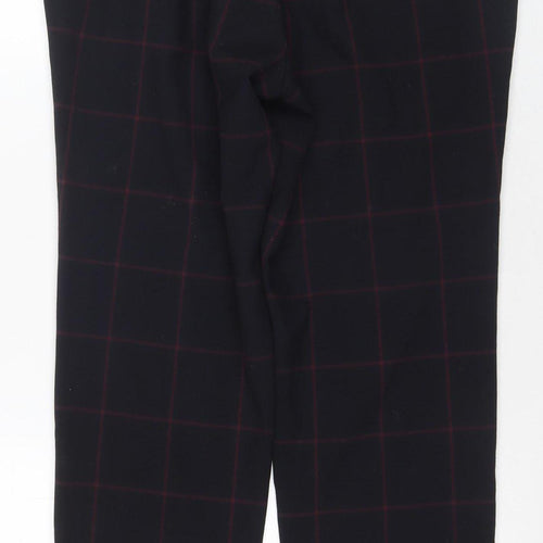 ASOS Men's Black Check Tapered Trousers Size 32