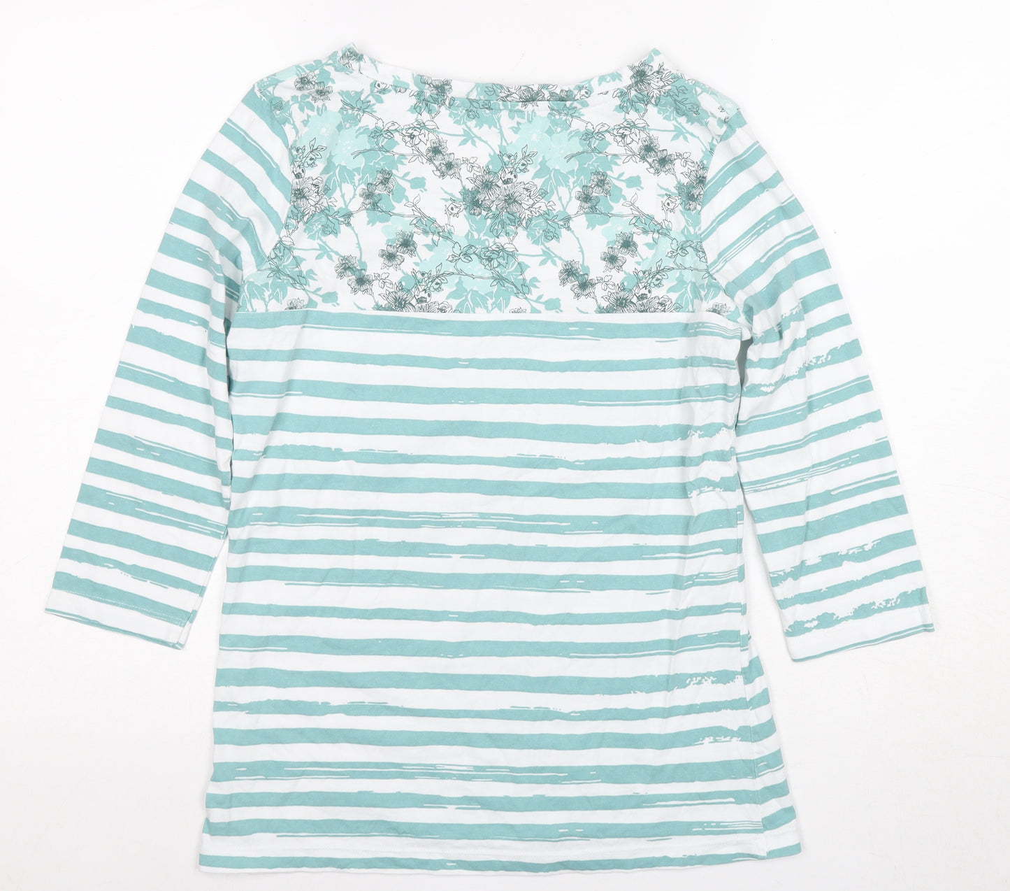 Peter Storm Women's Multicoloured Size 12 Striped T-Shirt