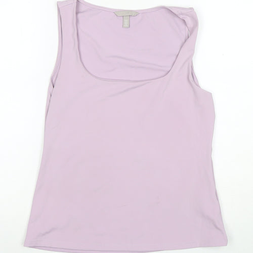 H&M Women's Purple Tank Top Size 12 Scoop Neck