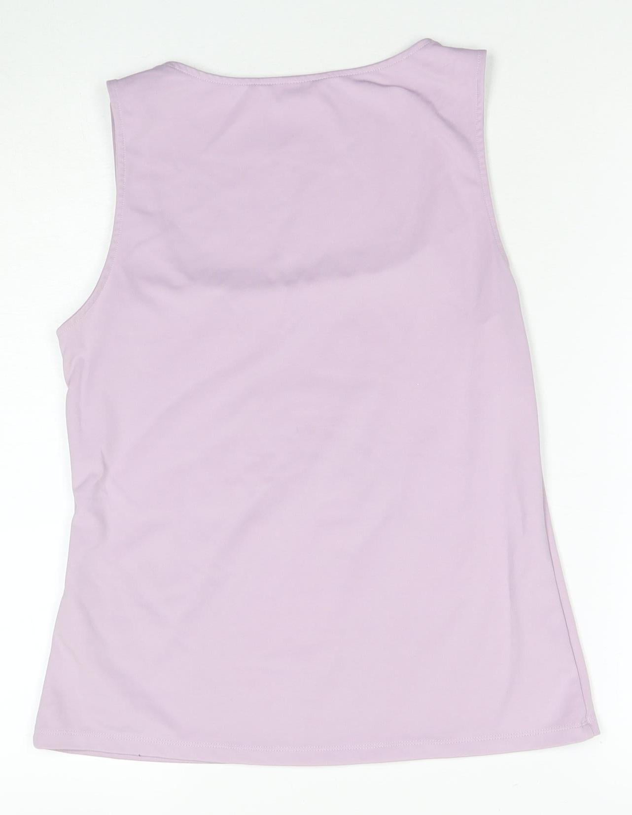 H&M Women's Purple Tank Top Size 12 Scoop Neck