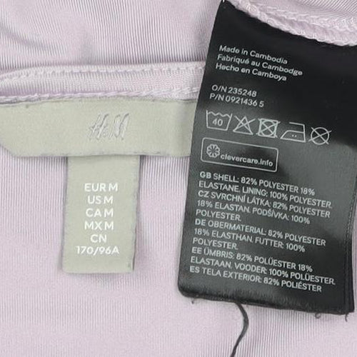 H&M Women's Purple Tank Top Size 12 Scoop Neck