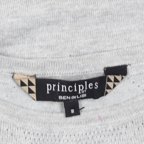 Principles Women's Grey Pullover Jumper Size 8