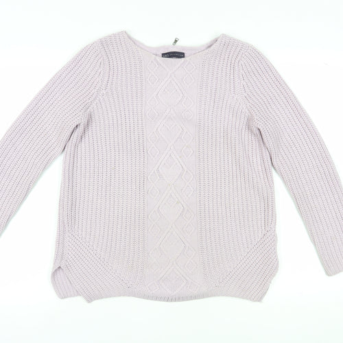Marks & Spencer Women's Ivory Pullover Jumper UK 10