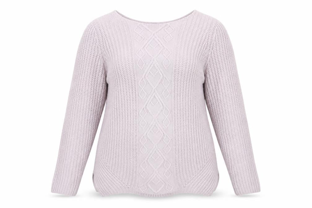 Front view of Marks & Spencer Women's Ivory jumper UK 10