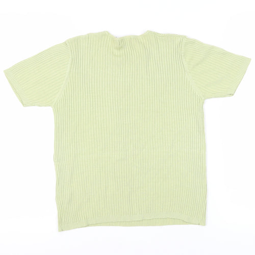 Richards Women's Green Basic Knit Top Medium