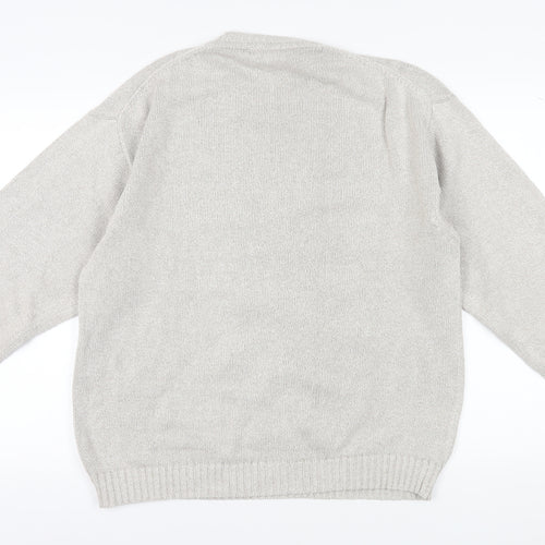 New Classics Men's Ivory Cotton Pullover Jumper L