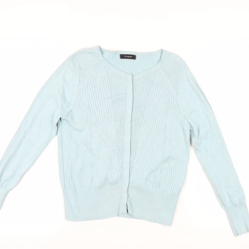 Marks and Spencer Women's Blue Cardigan Size 12
