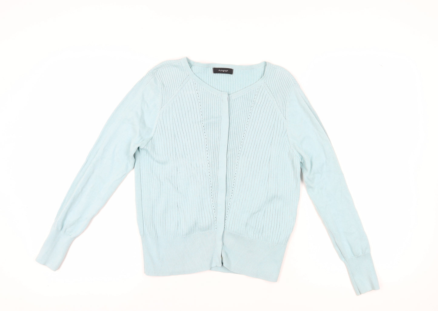 Marks and Spencer Women's Blue Cardigan Size 12
