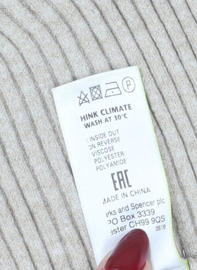 Marks and Spencer Women's Beige Cardigan Size 14