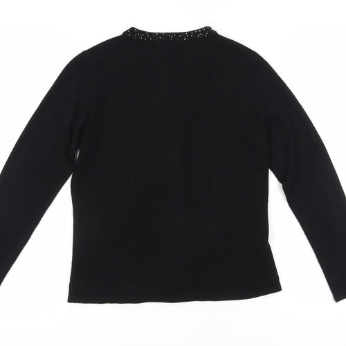 Marks and Spencer Women's Black Beaded Cardigan