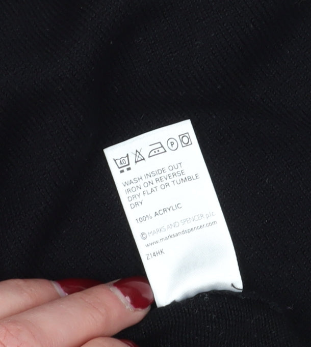 Marks and Spencer Women's Black Beaded Cardigan