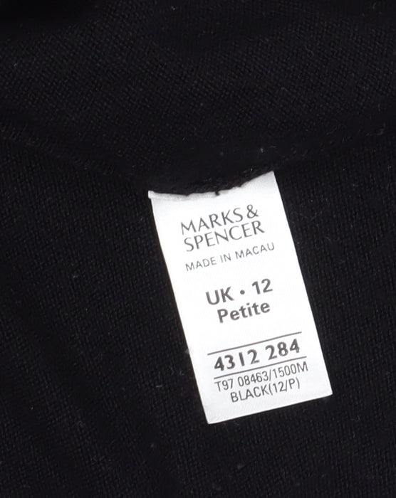 Marks and Spencer Women's Black Beaded Cardigan