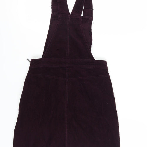 New Look Women's Purple Corduroy Pinafore Dress, UK 6