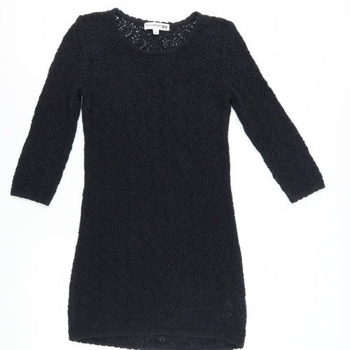 Uniqlo Women's Black Cotton Dress, Size S